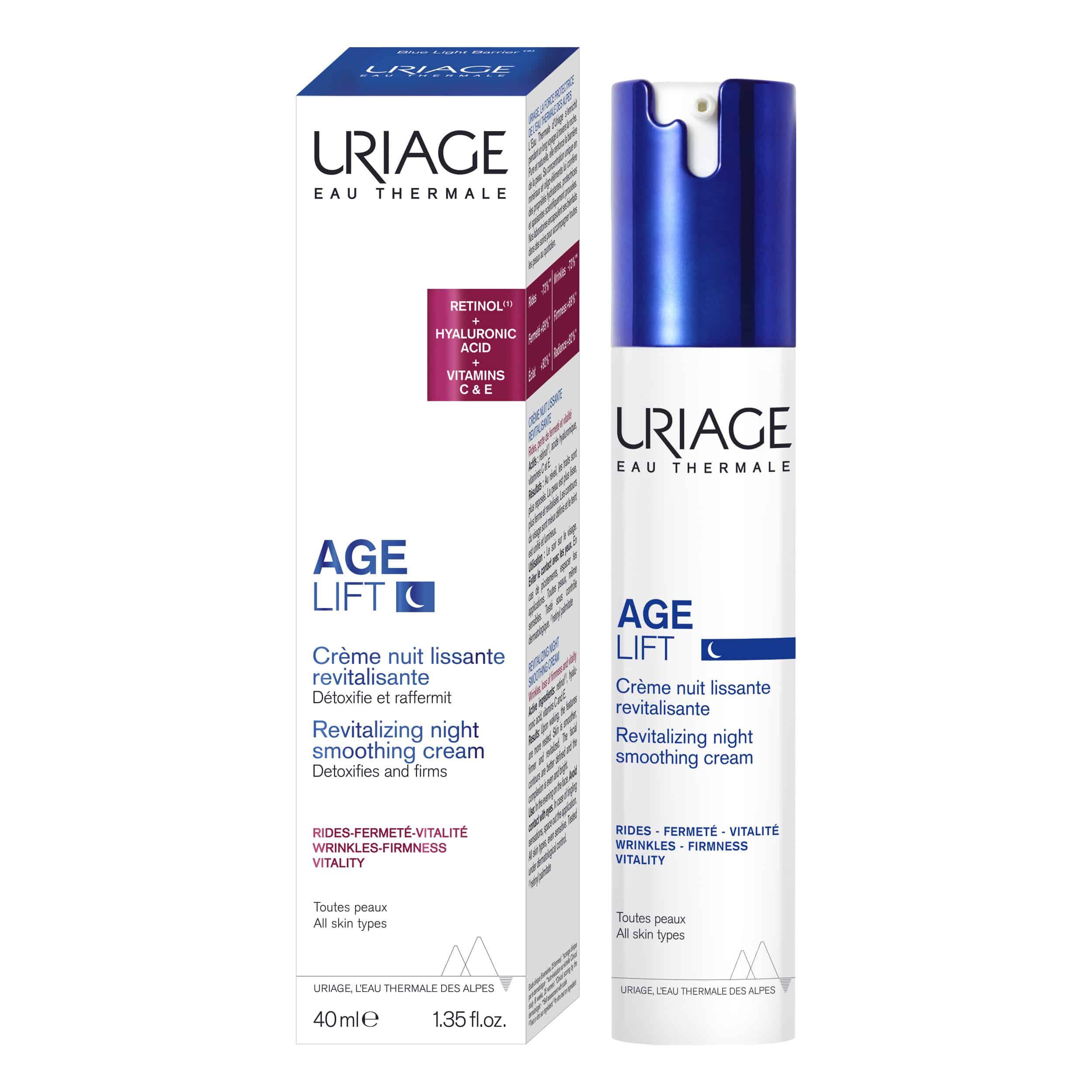 URIAGE - AGE LIFT Creme Nuit Lissante Revitalisante - 40ml